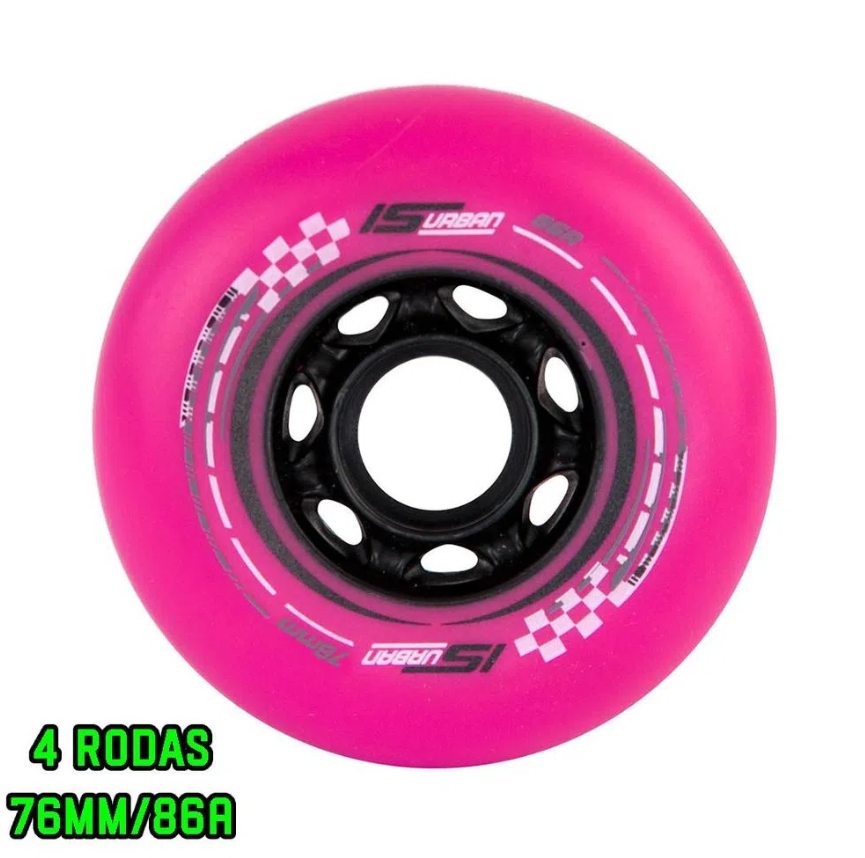 Rodas IS Urban FSK 2021 / 76mm 86A – Rosa