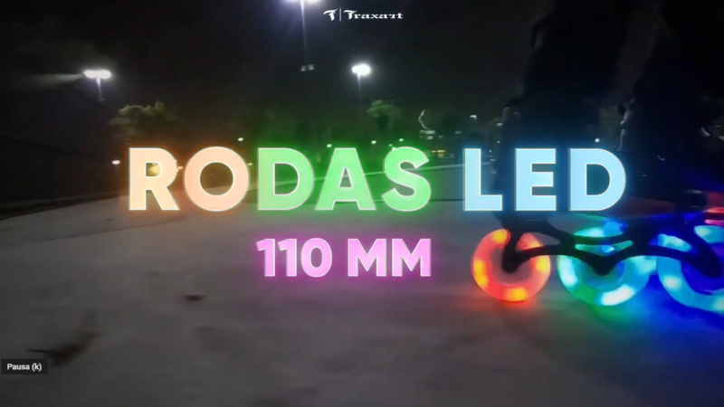 RODAS DE LED 110mm COLORIDAS