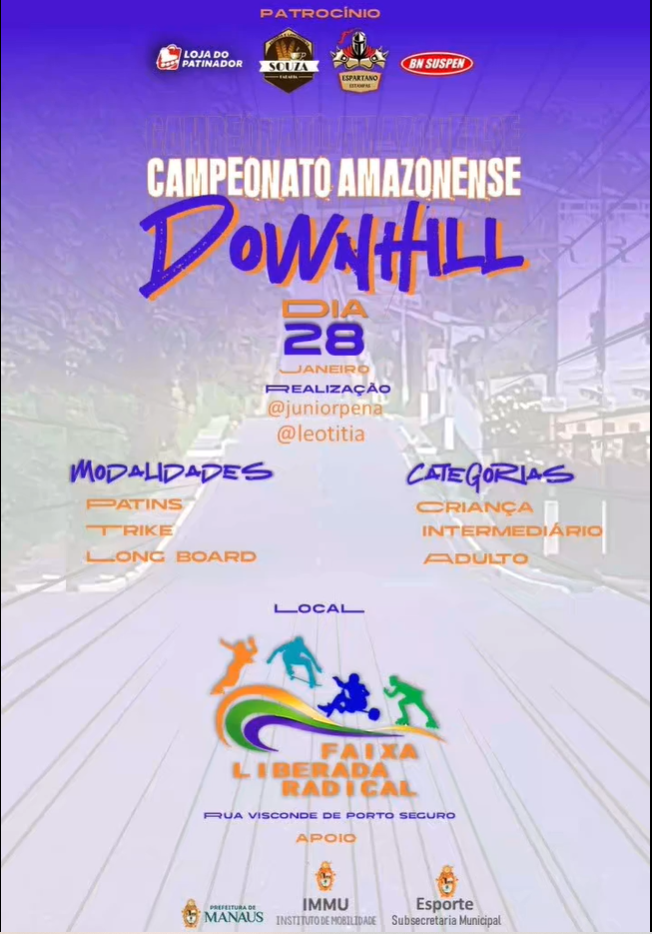 CAMPEONATO AMAZONENSE DE DOWNHILL – Dia 28 de janeiro