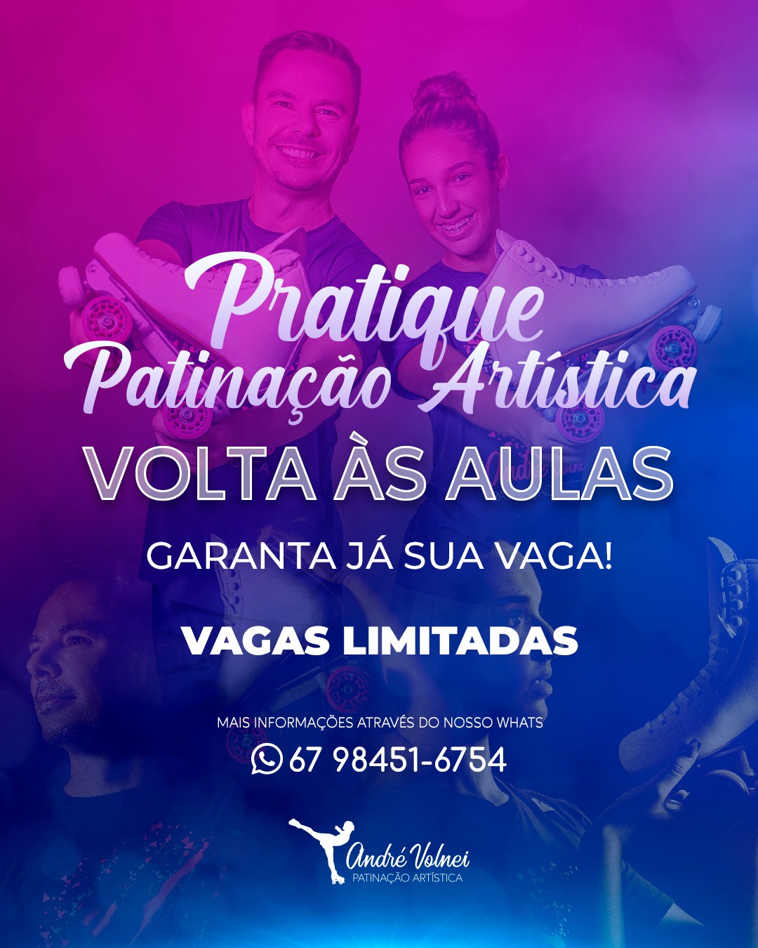 Vem praticar PATINAÇÃO ARTÍSTICA com a gente