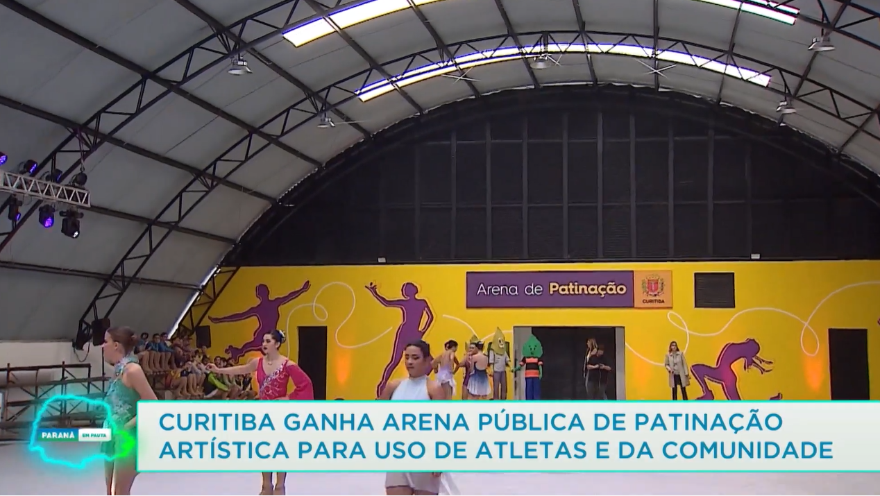 Curitiba ganha arena pública de patinação artística para uso de atletas e da comunidade