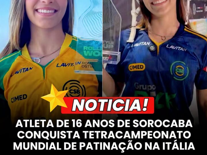 Patinadora Ana Júlia conquistou neste fim de semana o tetracampeonato