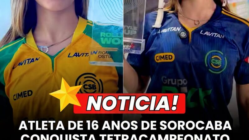 Patinadora Ana Júlia conquistou neste fim de semana o tetracampeonato