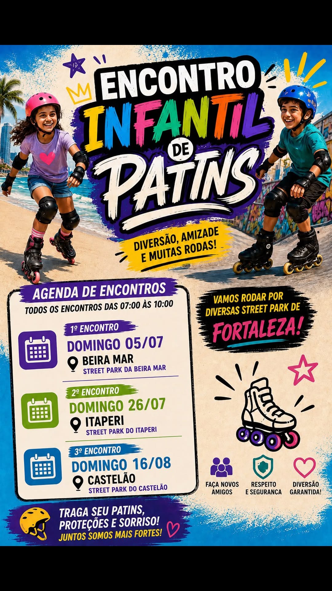 Encontro Infantil de Patins – Fortaleza