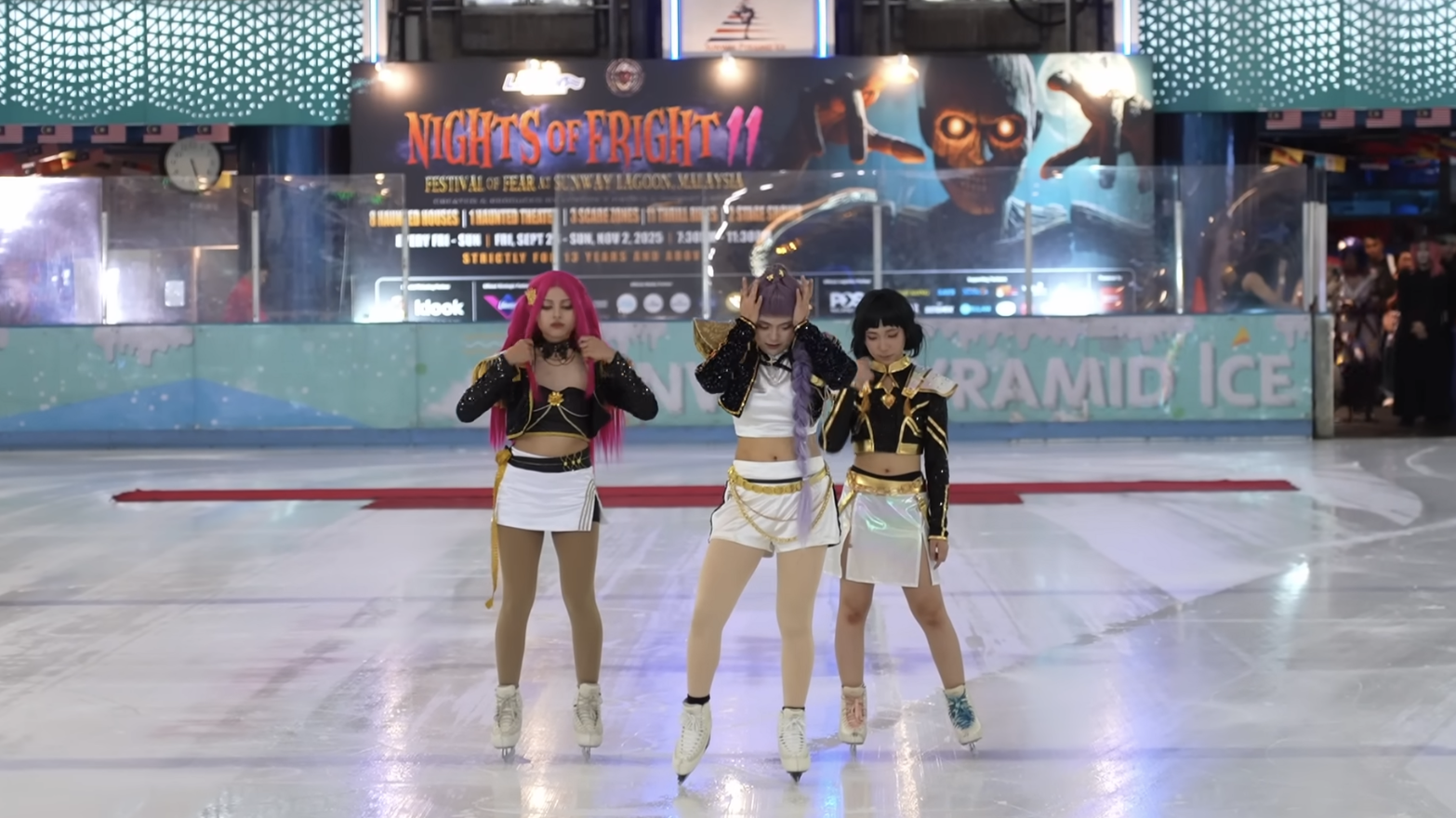 Kpop Demon Hunter Ice Skating performance