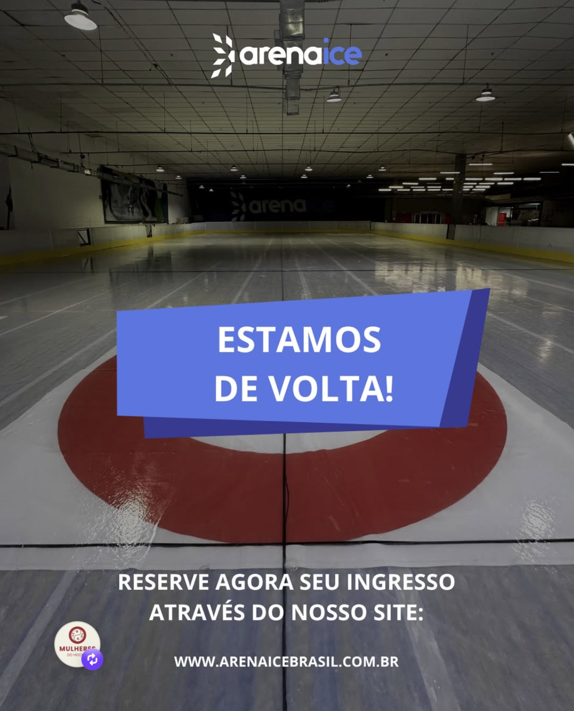 O gelo voltou a ganhar vida e a Arena Ice Brasil está de portas abertas para receber você!